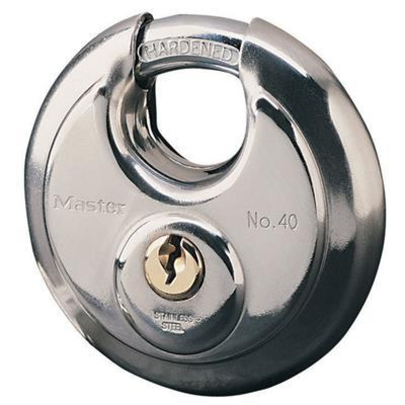 MasterLock Disc Lock, 70mm, hardened steel shackle
