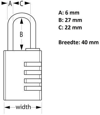 MasterLock Vorhängeschloss, 40 mm, Alu, 3 Ziffern, schwarz MasterLock Vorhängeschloss, 40 mm, Alu, 3 Ziffern, schwarz
