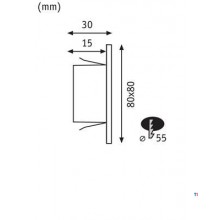 Paulmann Special wand EBL Set Edge LED 1x1,1W 230V