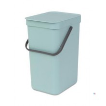Brabantia Sort & Go Waste bin 12 liters, mint