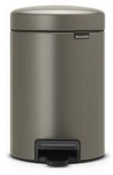 Brabantia Pedal Bin Newlcon 3L Platinum Brabantia Pedal Bin Newlcon 3L Platinum