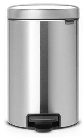 Brabantia Pedalspand Newlcon 12L mat stål