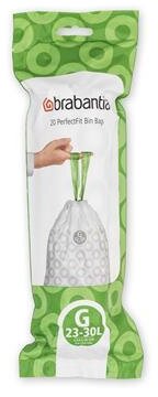 Brabantia Waste bag PerfectFit G 23-30L white 20pcs
