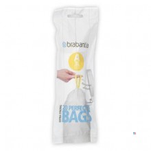 Brabantia Waste bag PerfectFit A 3 liters, white 20 pcs