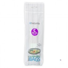 Brabantia Garbage Bag Compostable C 10-12L gr 10pcs