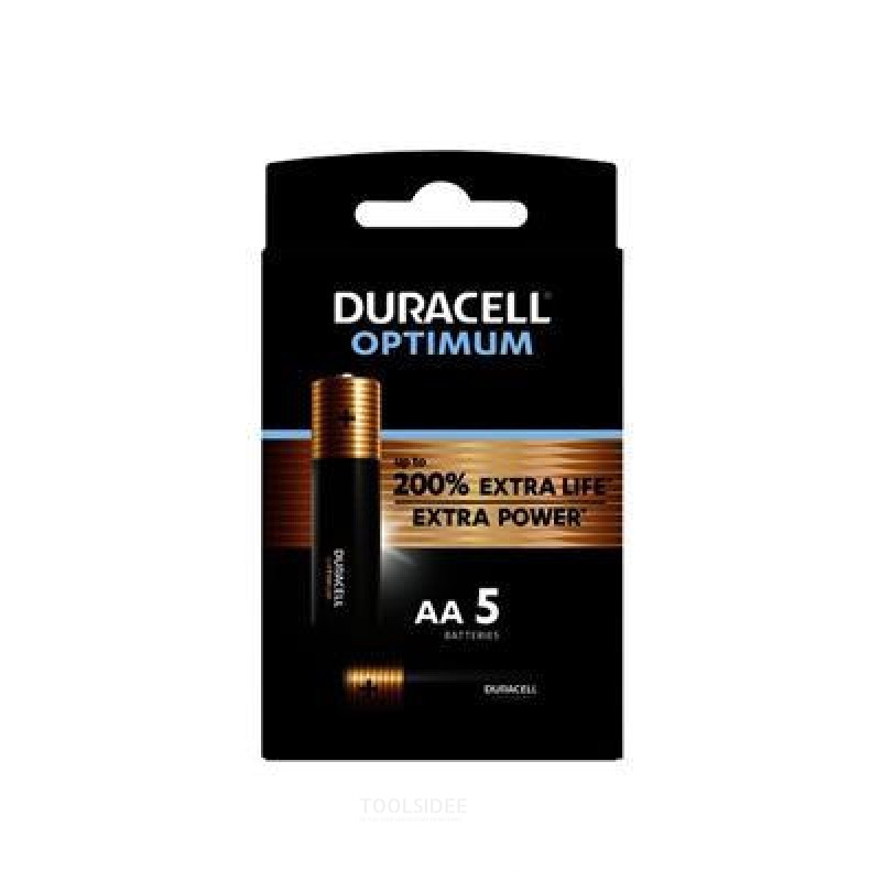 Duracell Alkaline Optimum AA 5 stk.