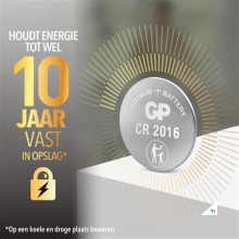 GP CR2016 Litium knappcell 3V 1st