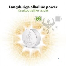 GP 76A Alkalisk knappcell 1,5V 1st