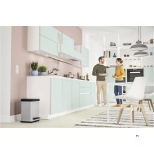 Hailo Trash Can Oko Duo Plus M Stainless Steel 2X9L