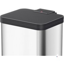 Hailo Trash Can Oko Duo Plus M Stainless Steel 2X9L