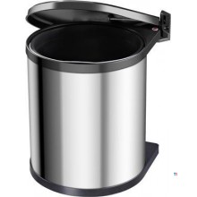 Hailo Trash Can Compact Box M Stainless Steel