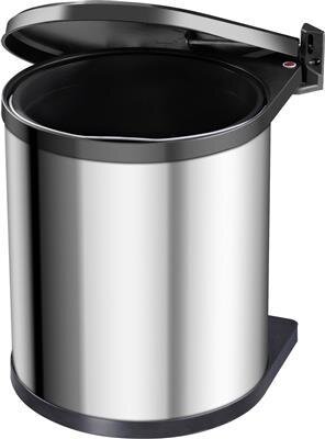 Hailo Trash Can Compact Box M Stainless Steel