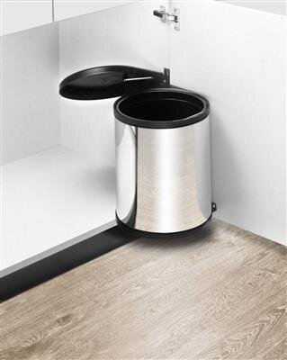 Hailo Trash Can Compact Box M Stainless Steel