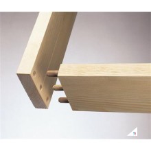 KWB 40 Wooden dowels 8mm Zb