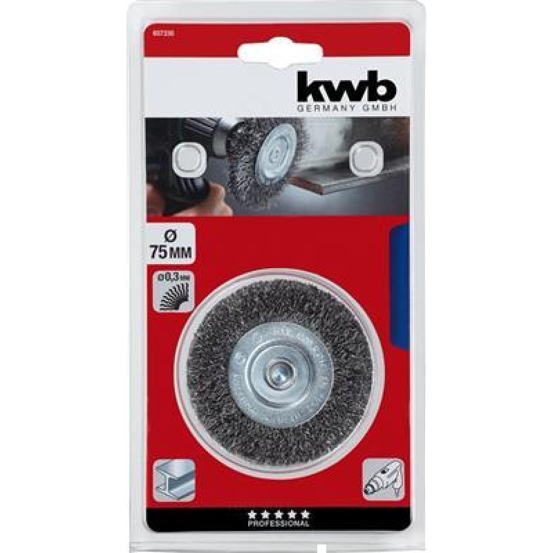 KWB Spazzola a disco Acciaio 75 G, Zb