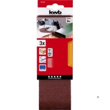 KWB 3 Sanding Belts 60X400 K100 Zb