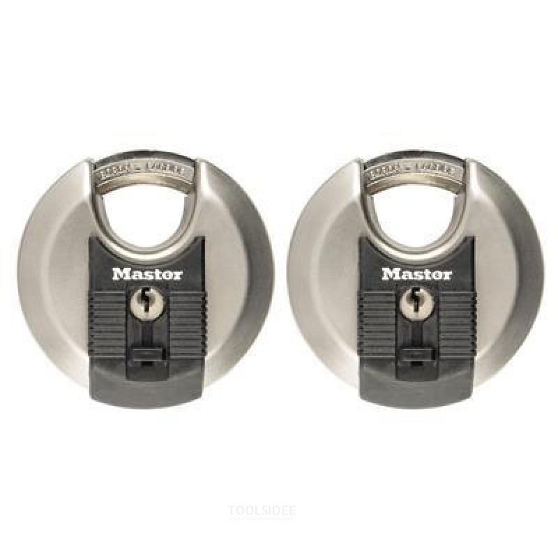 Candados de disco MasterLock 2, Excell, 70 mm, O10 mm