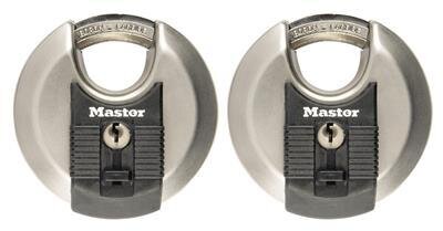 MasterLock 2 Scheibenschlösser, Excell, 70 mm, O10 mm