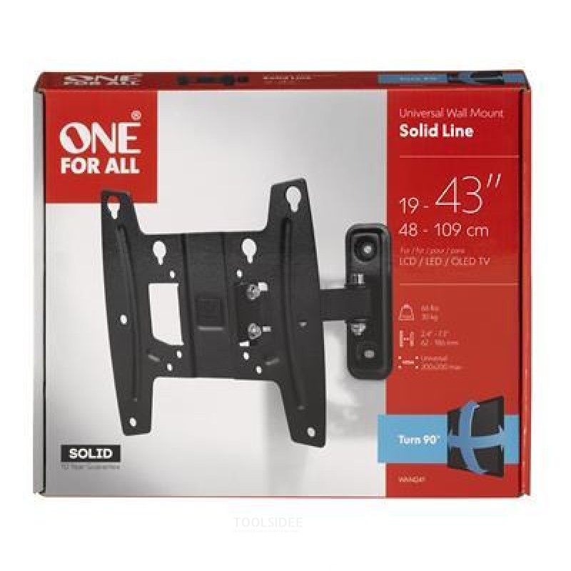 OFA TV Support, Solid Turn 90, 19-42, 42-107 cm, 30 kg