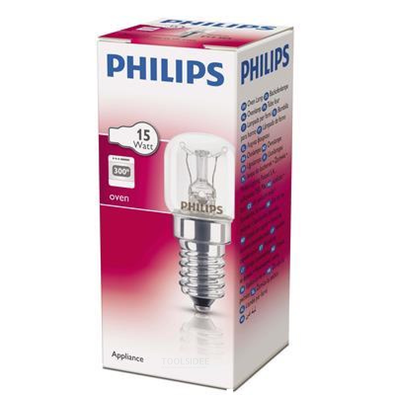 Philips Lampada da forno Trasparente 15W E14, dimmerabile