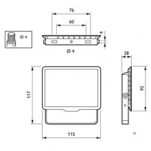 Philips Decoflood Flutlicht schwarz 1x10W