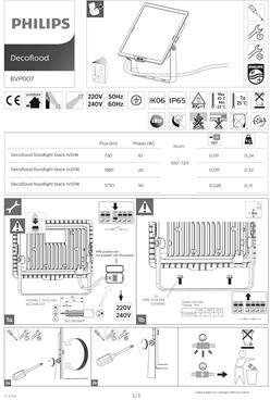 Philips Decoflood Flutlicht schwarz 1x10W