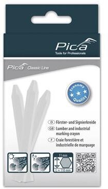 Pica 12 stk 591/52 ECO Marking Chalk 11x110mm hvid