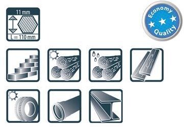 Pica 12 stk 591/52 ECO Marking Chalk 11x110mm hvid