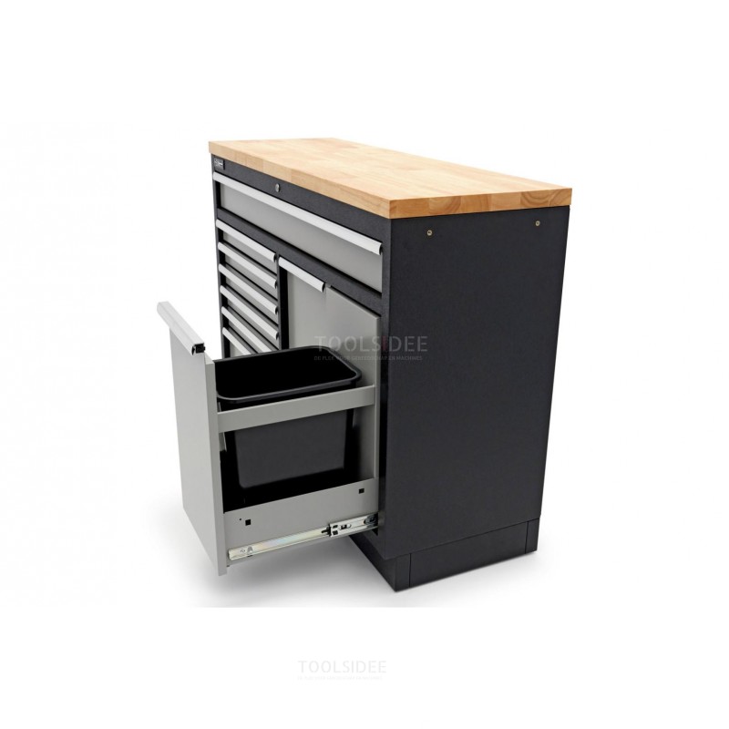 HBM 9 Loading 136 cm. Professional Tool Cabinet, Workbench for Workshop Equipment