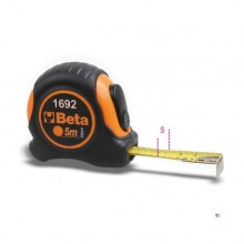 Beta tape measures, shock-resistant ABS bi-material housing, steel tape measure, precision class II