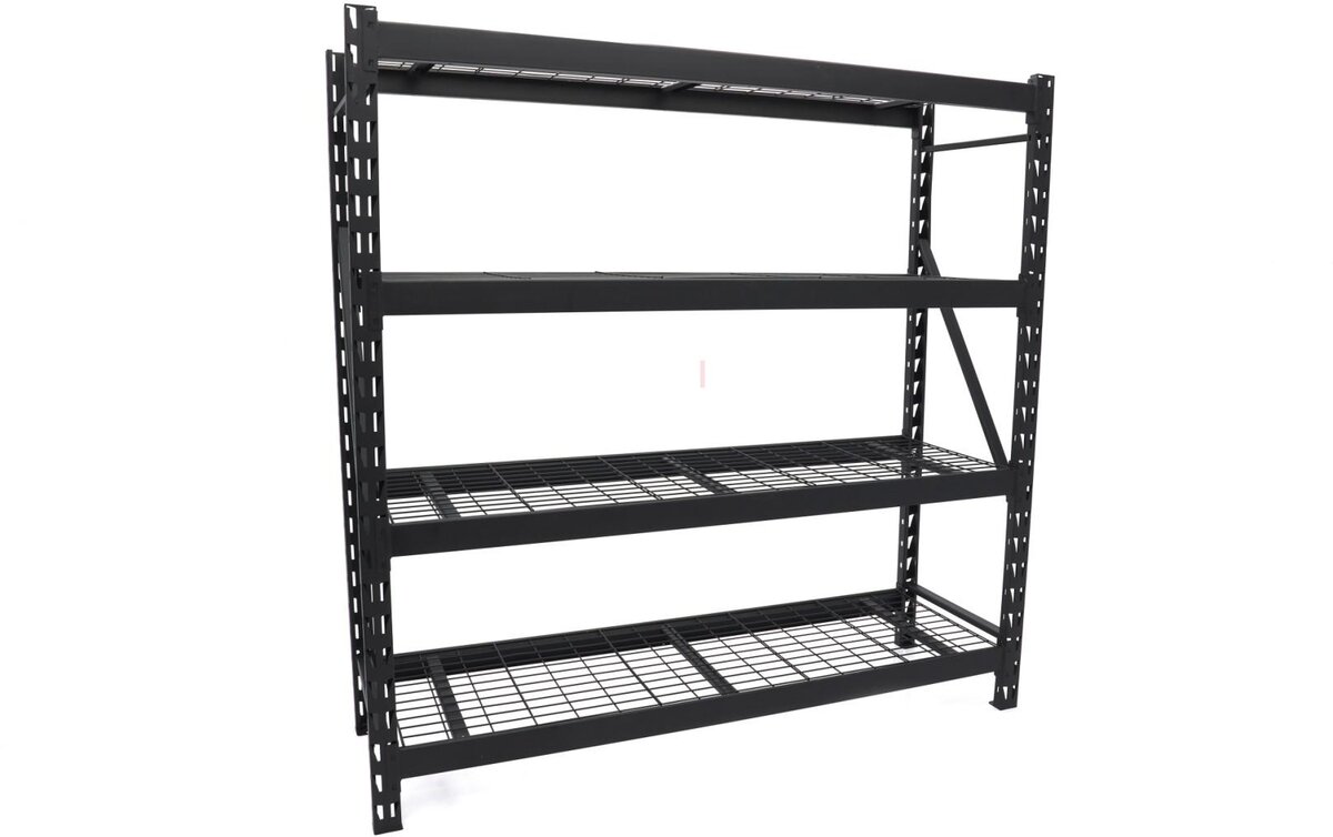 HBM Professional Steel Garage Rack with 4 x 200 KG. Steel Plateaus