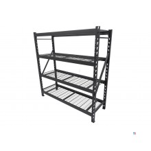 HBM Professional Steel Garage Rack with 4 x 200 KG. Steel Plateaus