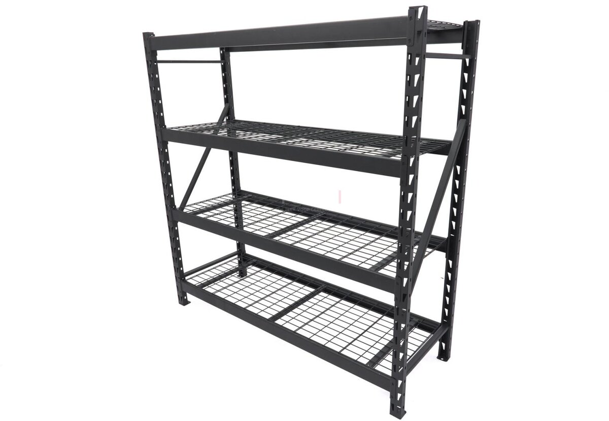 HBM Professional Steel Garage Rack with 4 x 200 KG. Steel Plateaus