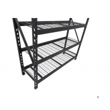 HBM Professional Steel Garage Rack with 4 x 200 KG. Steel Plateaus