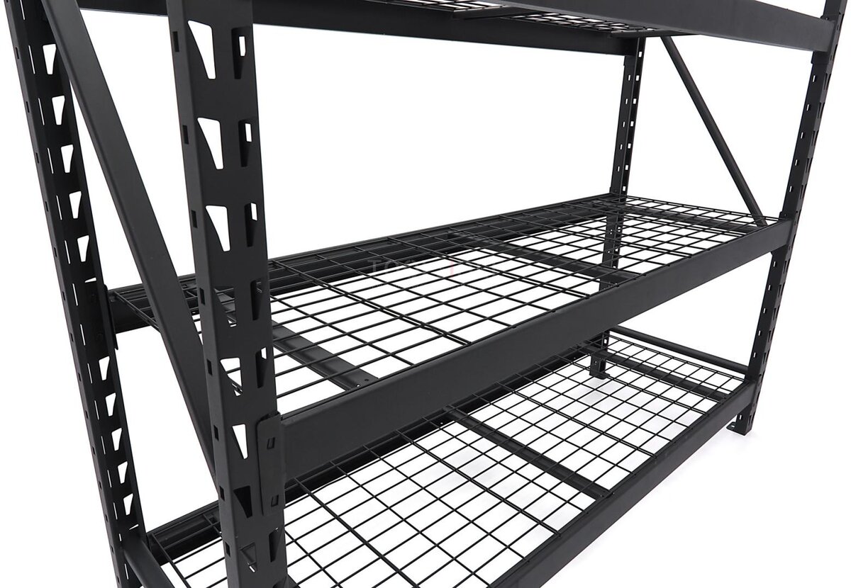 HBM Professional Steel Garage Rack with 4 x 200 KG. Steel Plateaus