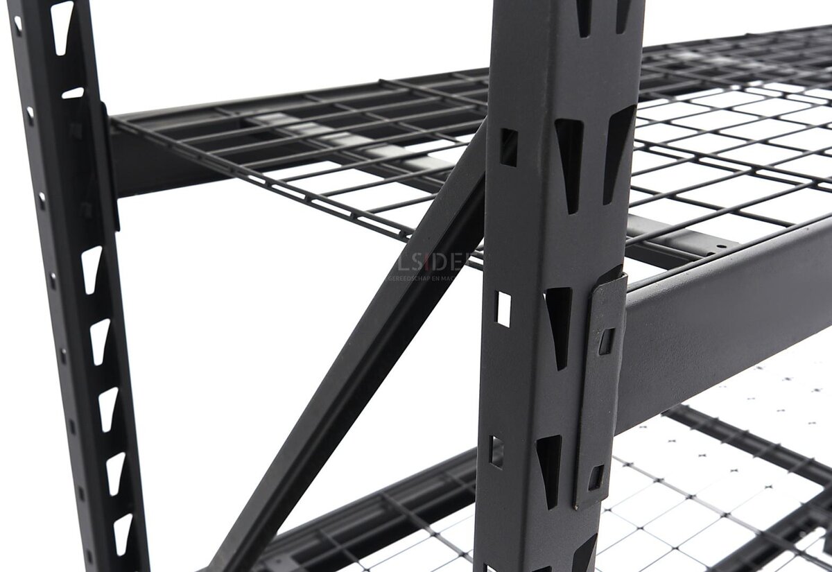 HBM Professional Steel Garage Rack with 4 x 200 KG. Steel Plateaus