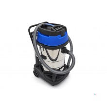 HBM 80 Litri 3000 W Aspirapolvere professionale da costruzione in acciaio inox con 3 motori