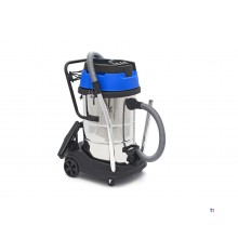 HBM 80 Litri 3000 W Aspirapolvere professionale da costruzione in acciaio inox con 3 motori