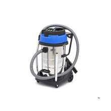 HBM 80 Litri 3000 W Aspirapolvere professionale da costruzione in acciaio inox con 3 motori
