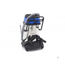 HBM 80 Litri 3000 W Aspirapolvere professionale da costruzione in acciaio inox con 3 motori