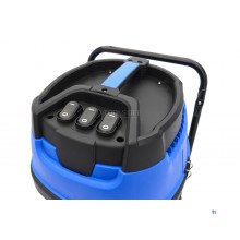 HBM 80 Litri 3000 W Aspirapolvere professionale da costruzione in acciaio inox con 3 motori