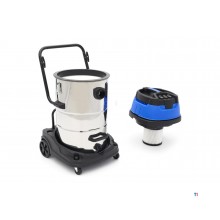 HBM 80 Litri 3000 W Aspirapolvere professionale da costruzione in acciaio inox con 3 motori