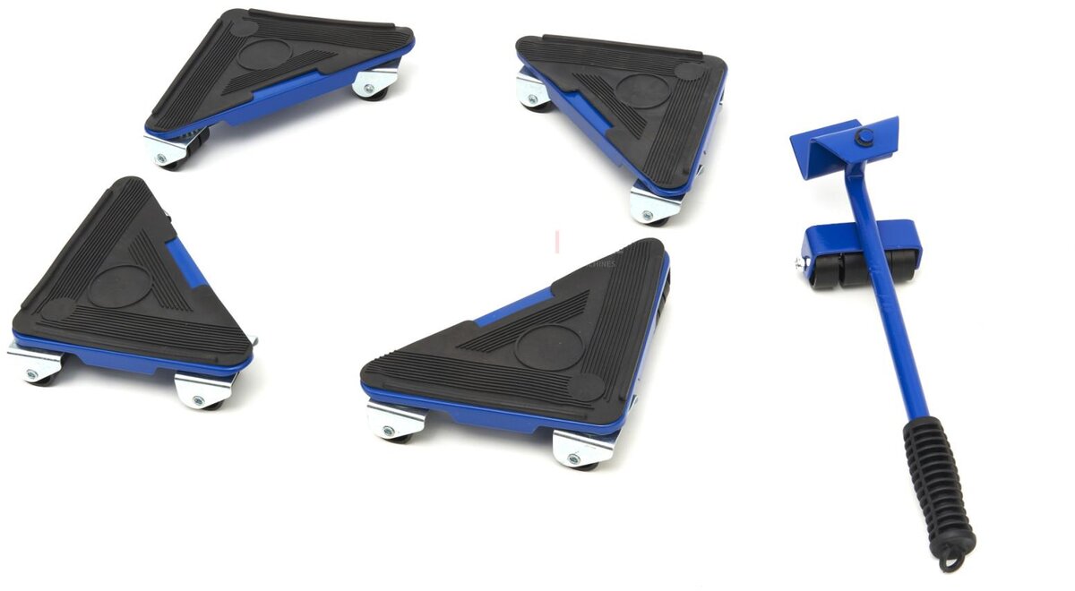 HBM 5-stykke flyttedukkesæt inklusive håndtag