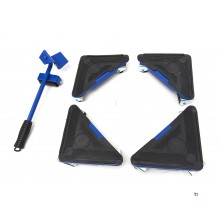 HBM 5-stykke flyttedukkesæt inklusive håndtag