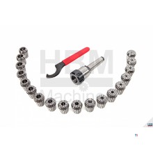 HBM 21-stykke MC / ISO ER32-kollettspiss sett