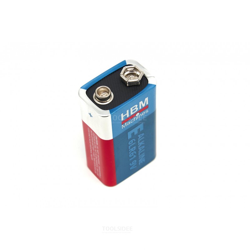 HBM 2 Stück 9 Volt Super Alkaline-Batterien 6LR1