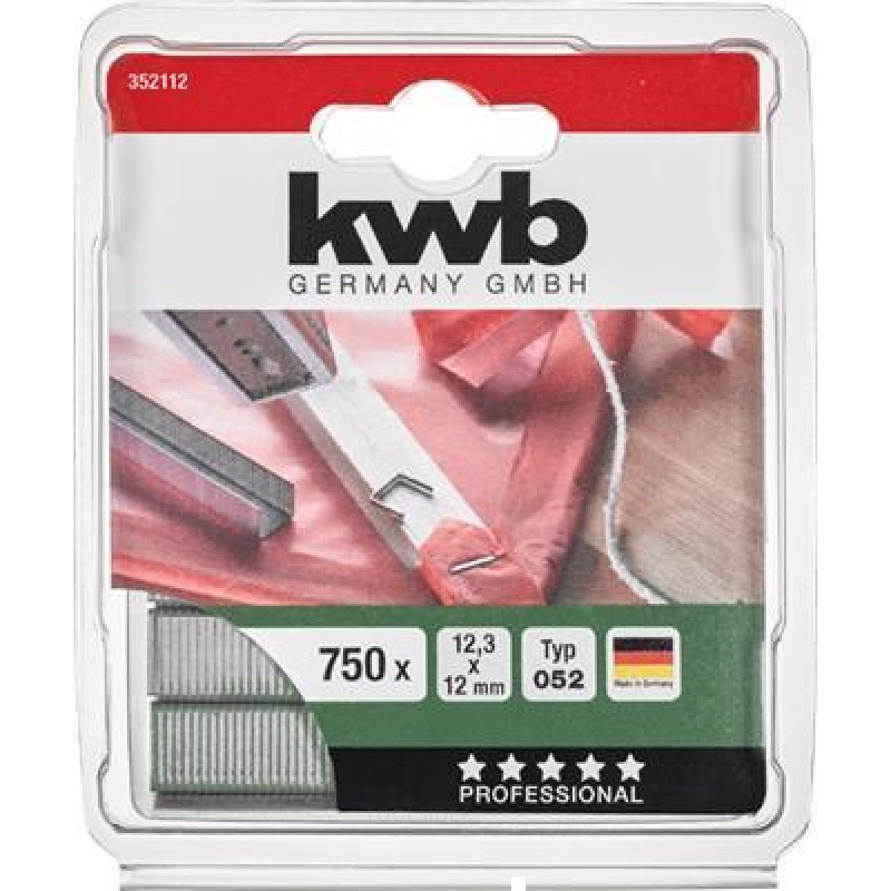 KWB 750 Heftklammern Hart 052-C 12mm Zb
