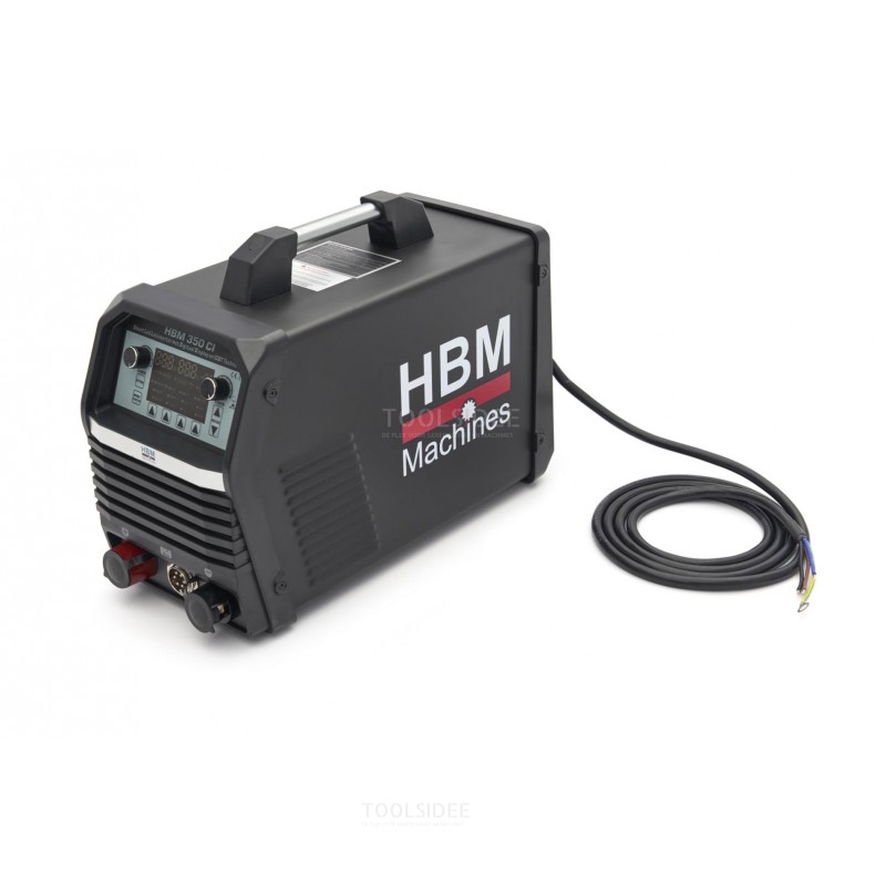 HBM 350 CI Smart Led Welding Inverter with Digital Display and IGBT Technology 400 Volt â€“ Black