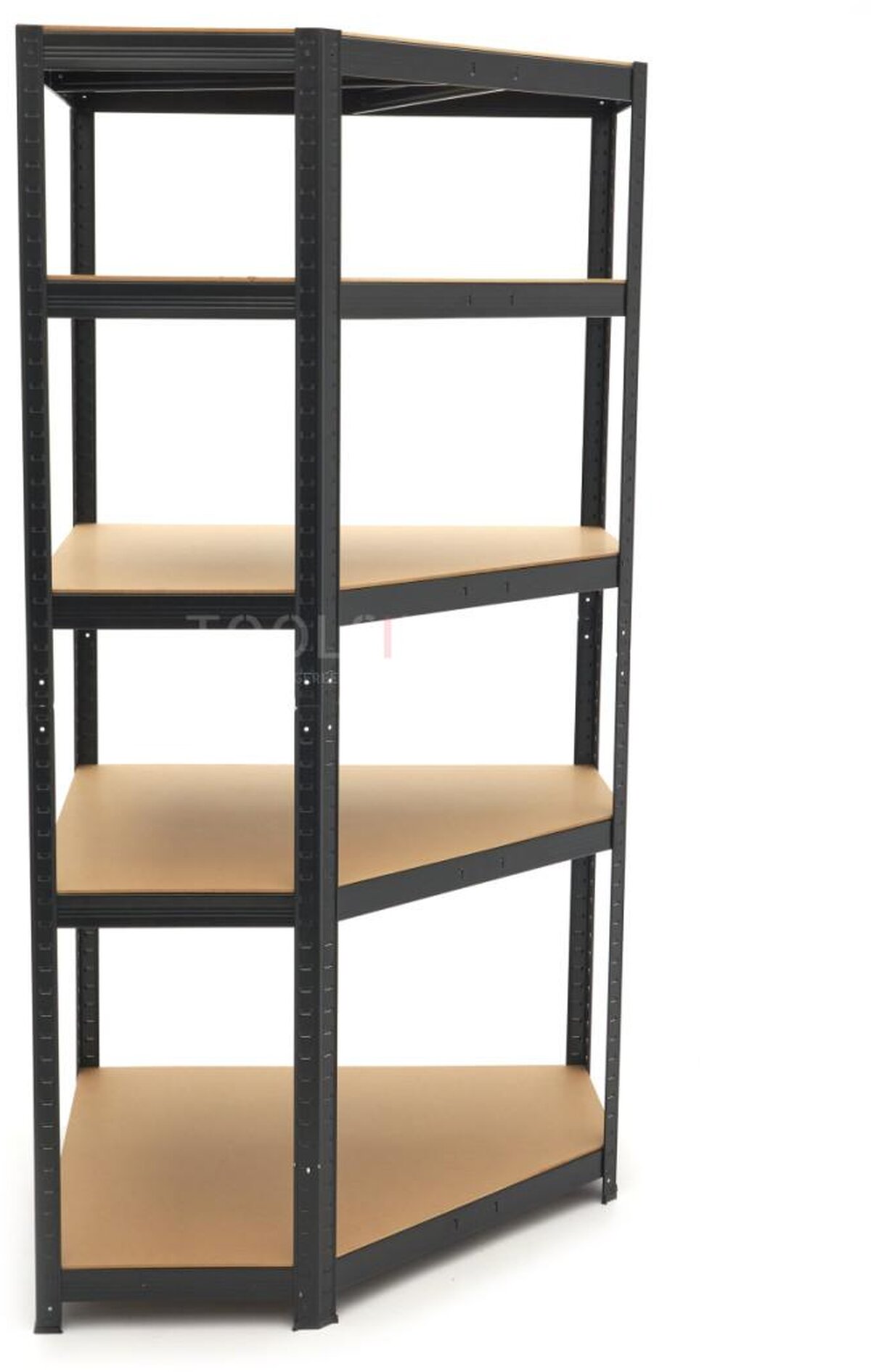 HBM Hjørnemodul Hyllestativ, Garasjestativ, Oppbevaringsstativ 5 x 175 Kg