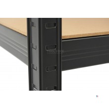 HBM Hjørnemodul Hyllestativ, Garasjestativ, Oppbevaringsstativ 5 x 175 Kg